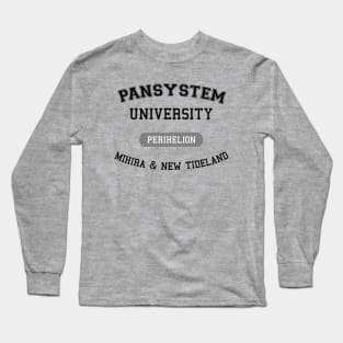 Murderbot Pansystem University of Mihira and New Tideland Perihelion College Long Sleeve T-Shirt